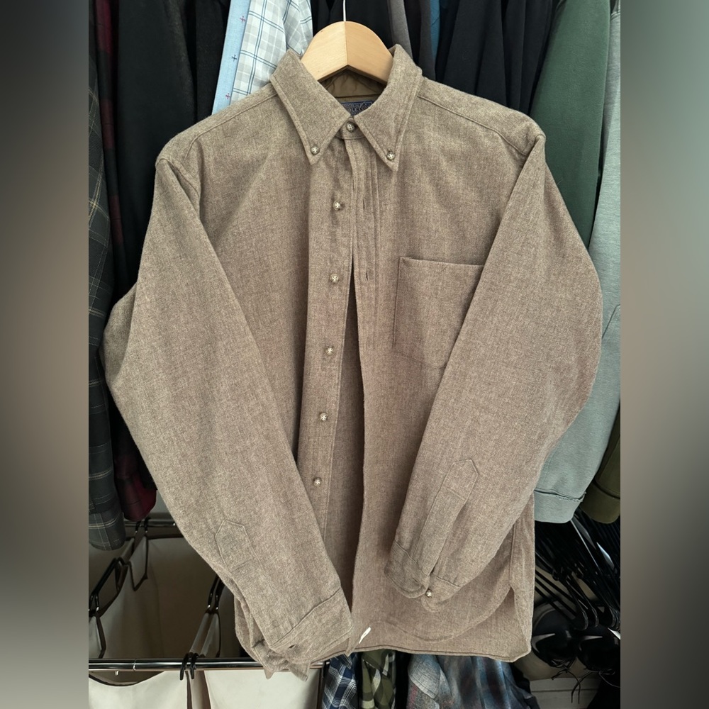 Great used condition Pendleton wool flannel shirt - M